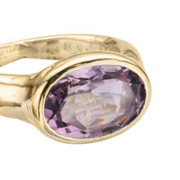 Gold Amethyst Treasure Ring