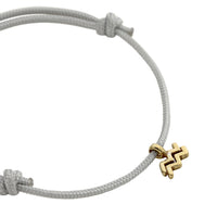 Gold Mini Aquarius Horoscope Sailing Rope