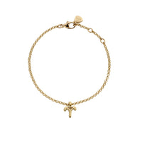 Gold Mini Aries Horoscope Chain Bracelet