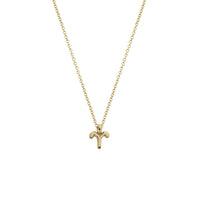 Gold Mini Aries Horoscope Necklace