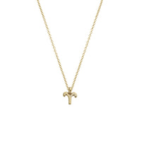 Gold Mini Aries Horoscope Necklace