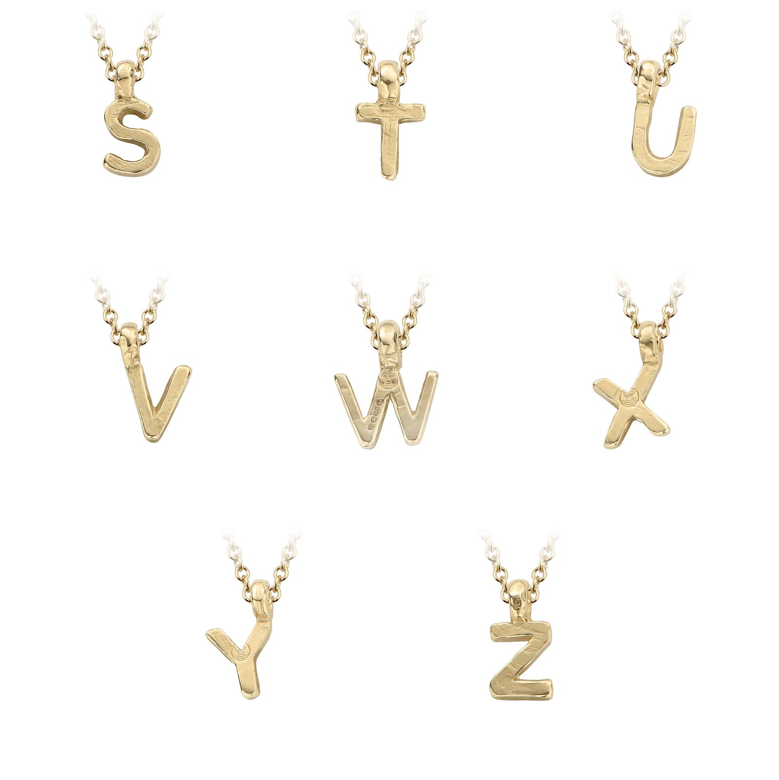 Children's Gold Mini Alphabet Necklace