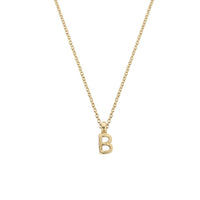 Gold Mini Alphabet Necklace