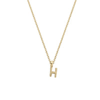 Gold Mini Alphabet Necklace