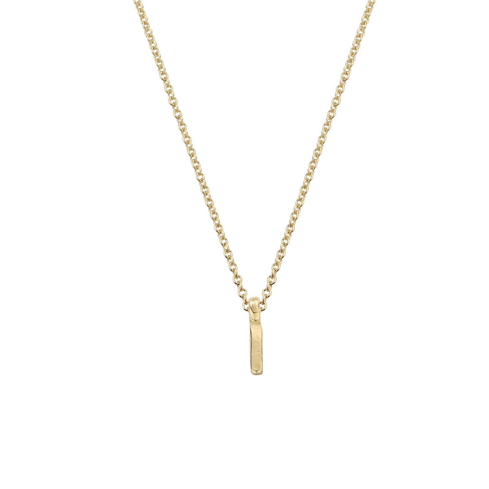 Gold Mini Alphabet Necklace
