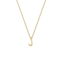 Gold Mini Alphabet Necklace