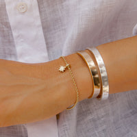 Gold Baby North Star Chain Bracelet