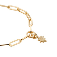 Gold Baby North Star Trace Chain Bracelet