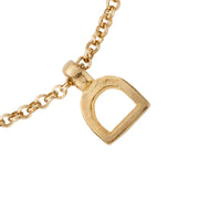 Gold Baby Stirrup Chain Bracelet