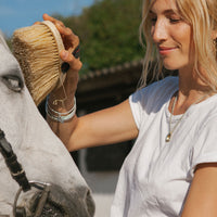 Gold Baby Stirrup Chain Bracelet