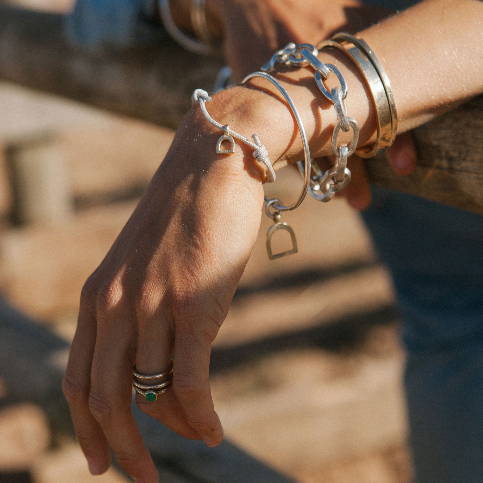 Gold Baby Stirrup Sailing Rope