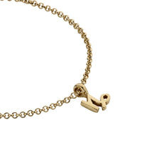 Gold Mini Capricorn Horoscope Chain Bracelet