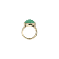 Gold Chrysoprase Mood Ring