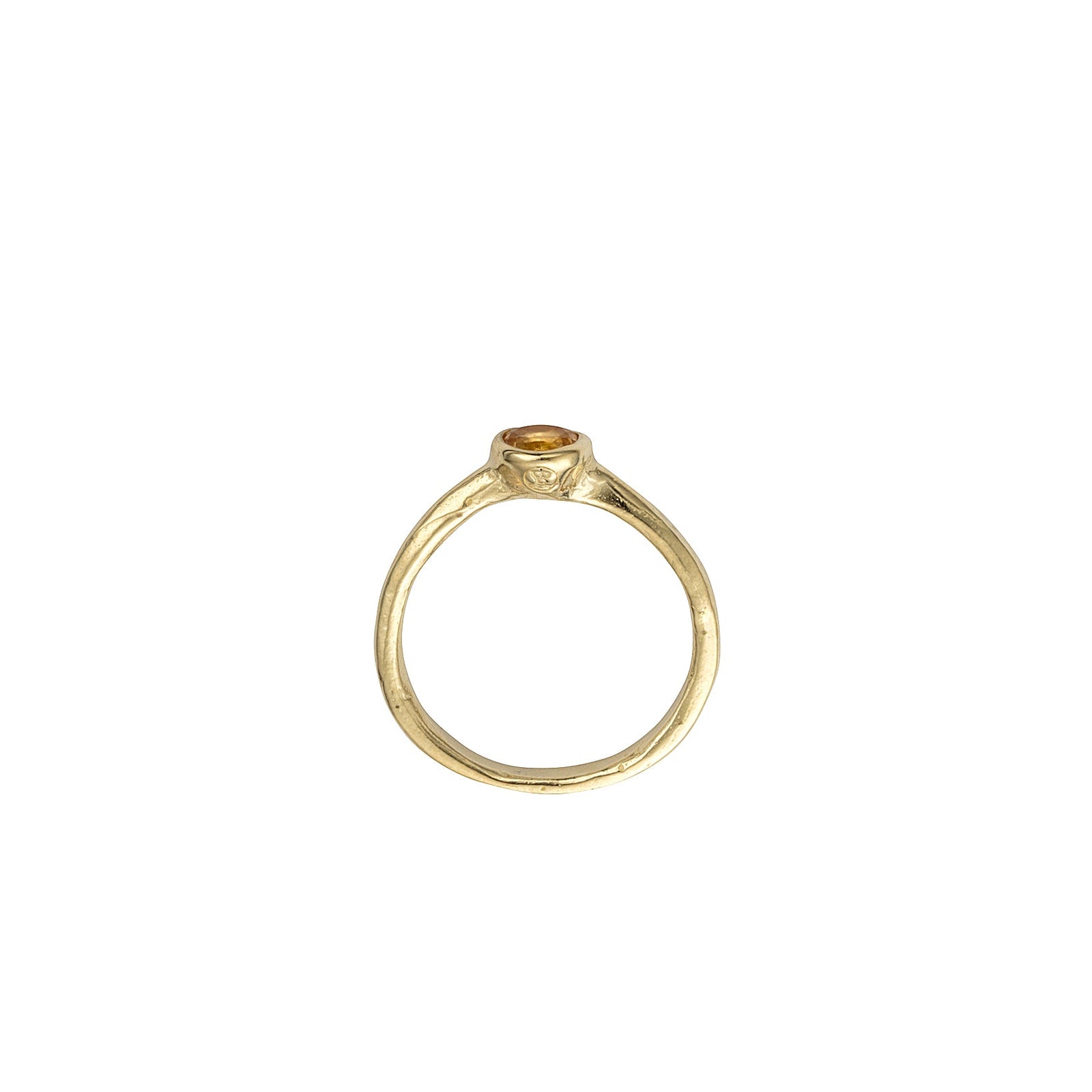 Gold Citrine Baby Stone Ring