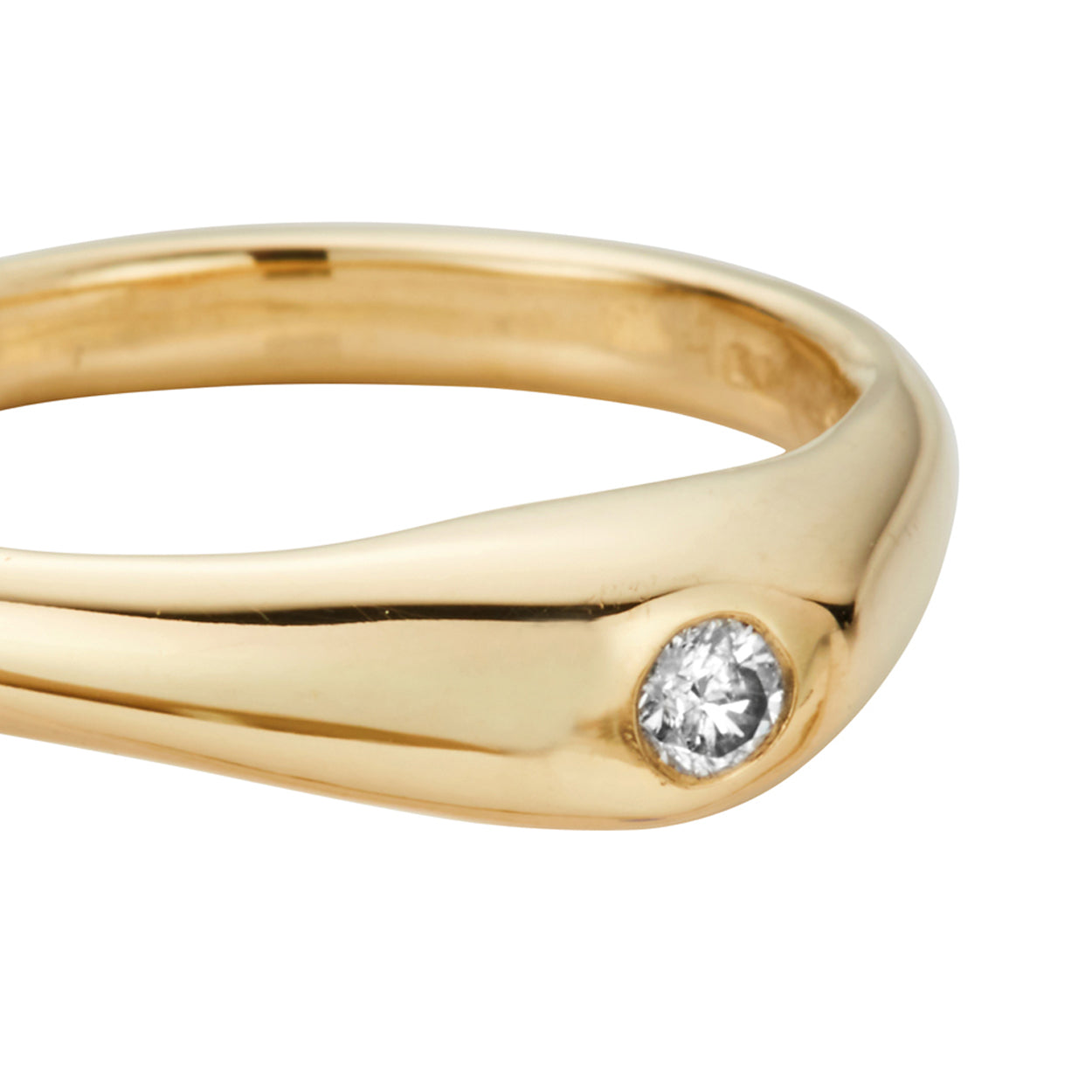 Gold Diamond Stack Ring