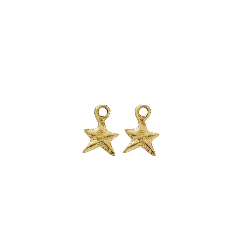 Gold Mini Star Earring Charms