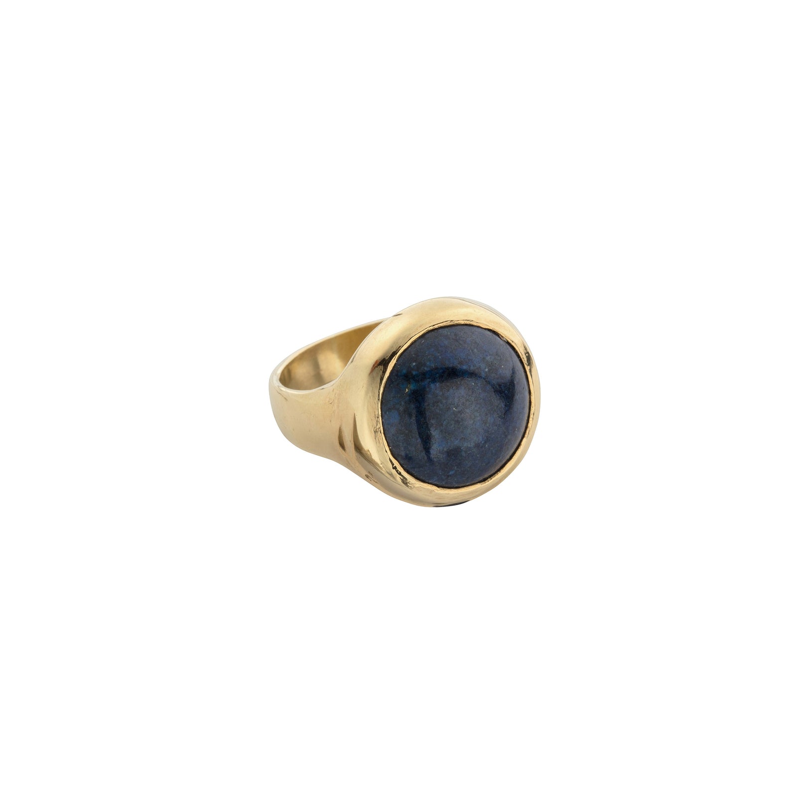 Gold Lapis Mood Ring