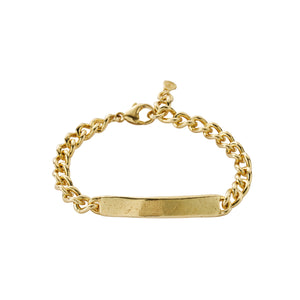 Gold Large ID Bracelet