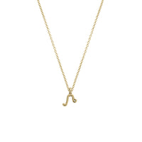 Gold Mini Leo Horoscope Necklace