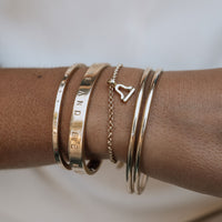 Gold Mini Libra Horoscope Chain Bracelet