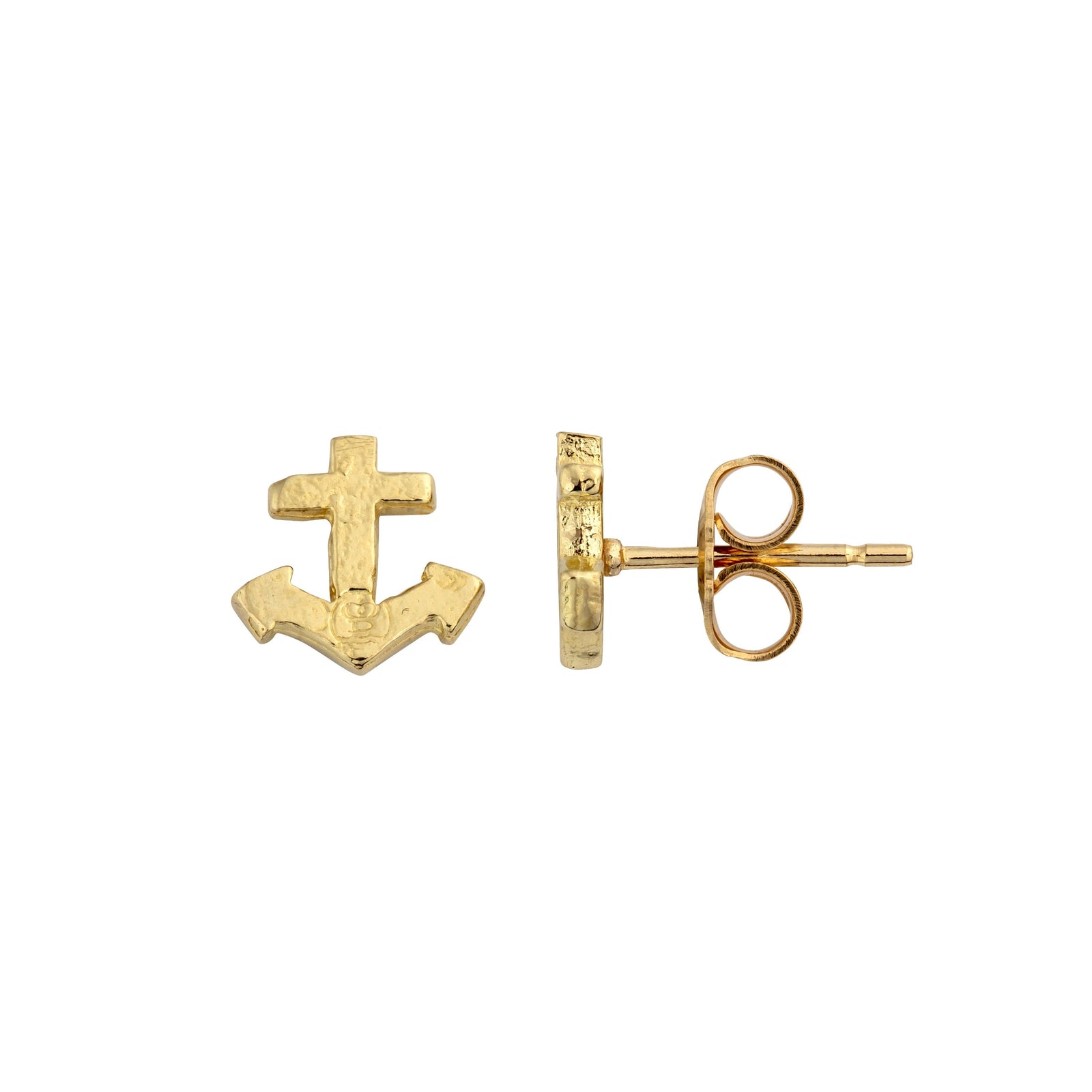 Gold Little Anchor Ear Charm