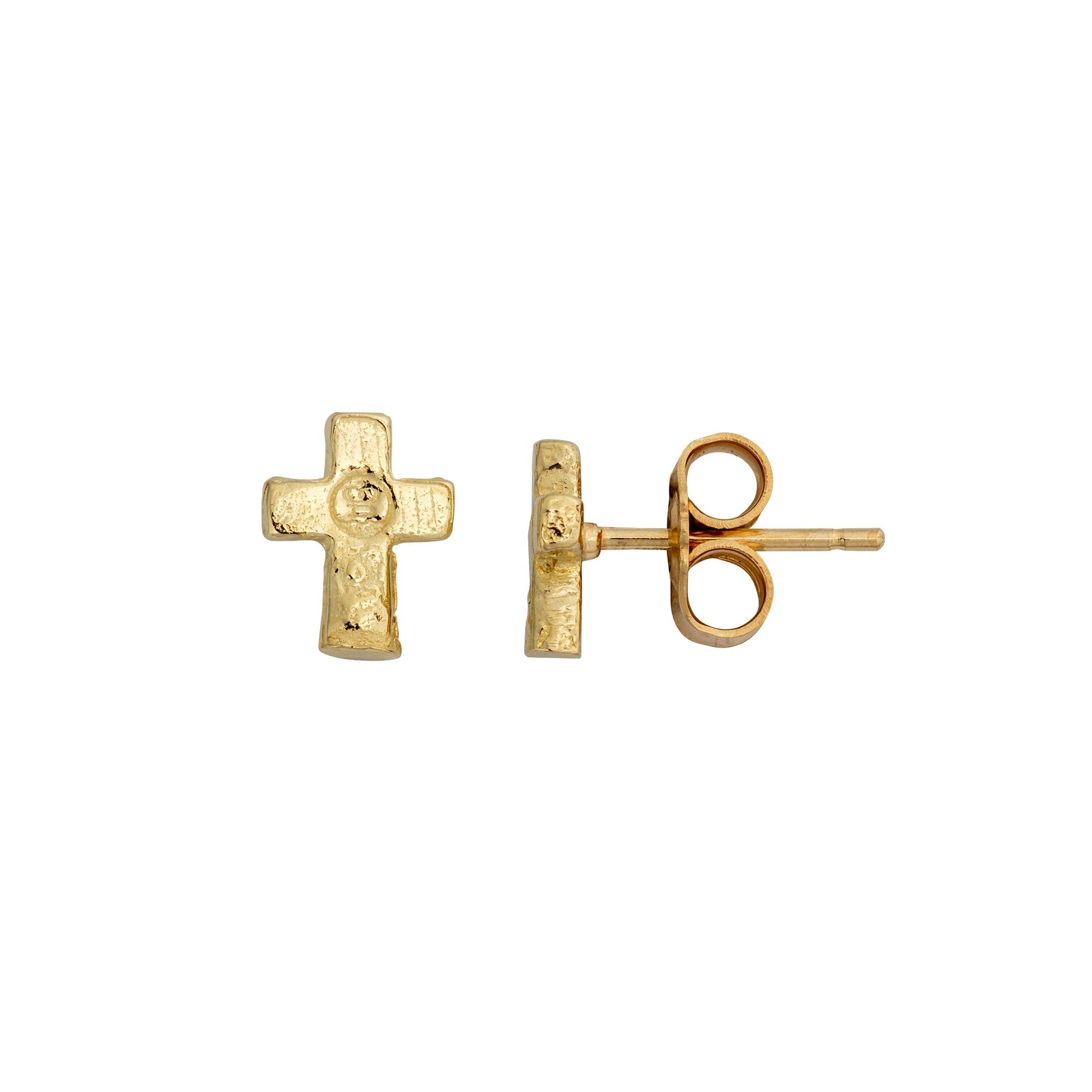 Gold Little Cross Ear Charm