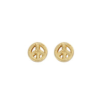 Gold Little Peace Ear Charm Set