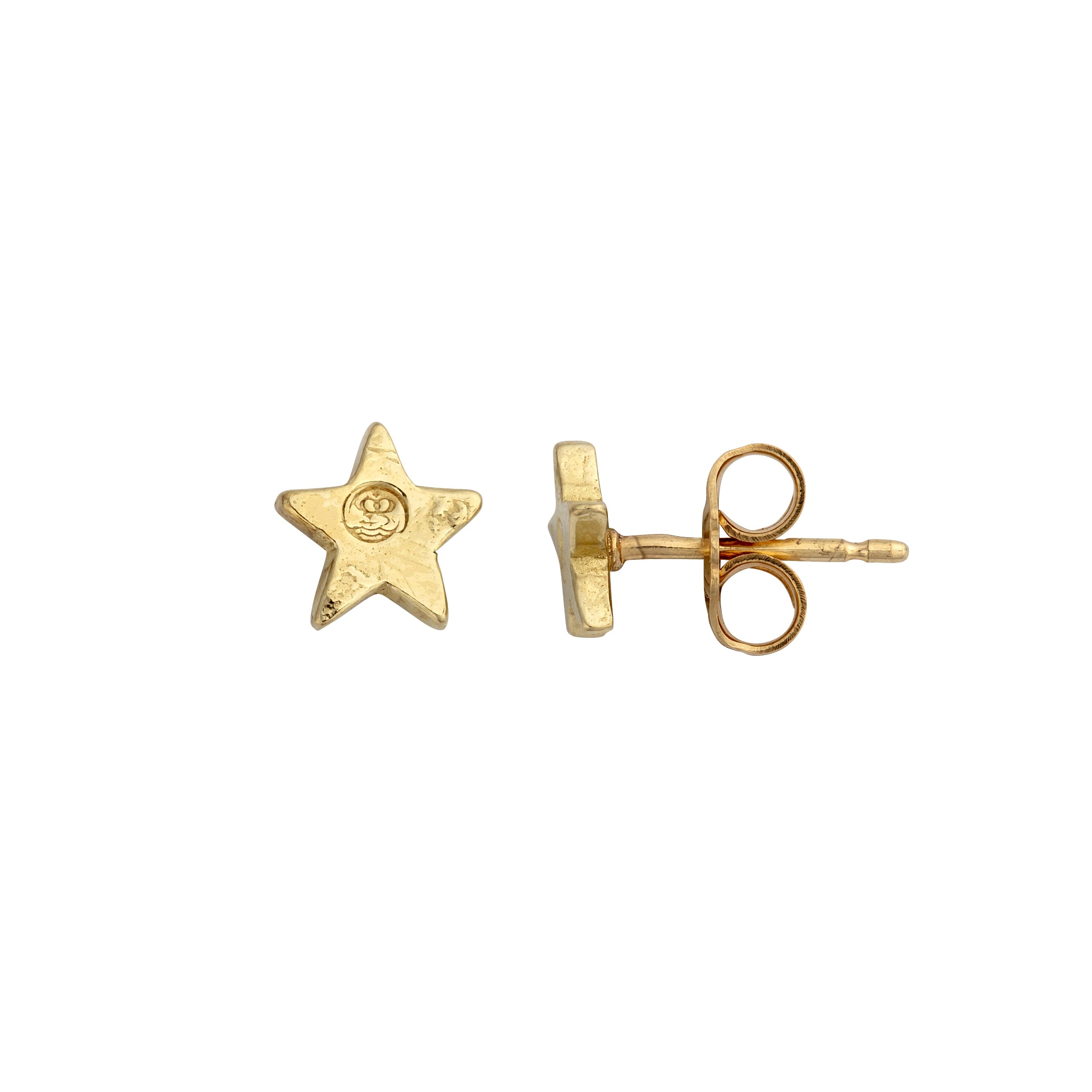 Gold Little Star Ear Charm Set