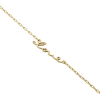 Gold 'Love' Affirmation Necklace