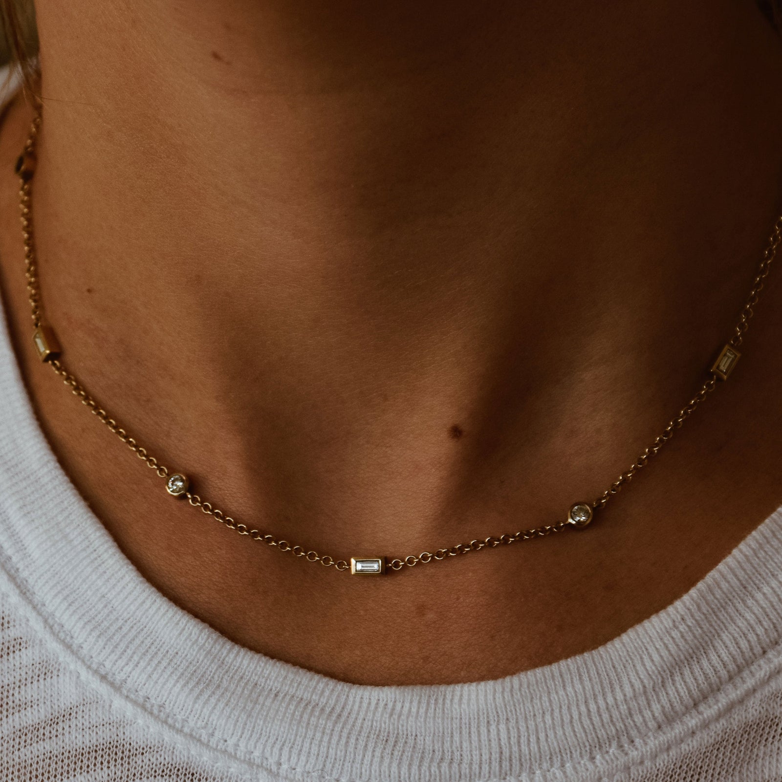 Gold Diamond Luxury Choker