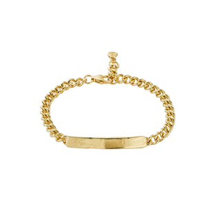 Gold Medium ID Bracelet