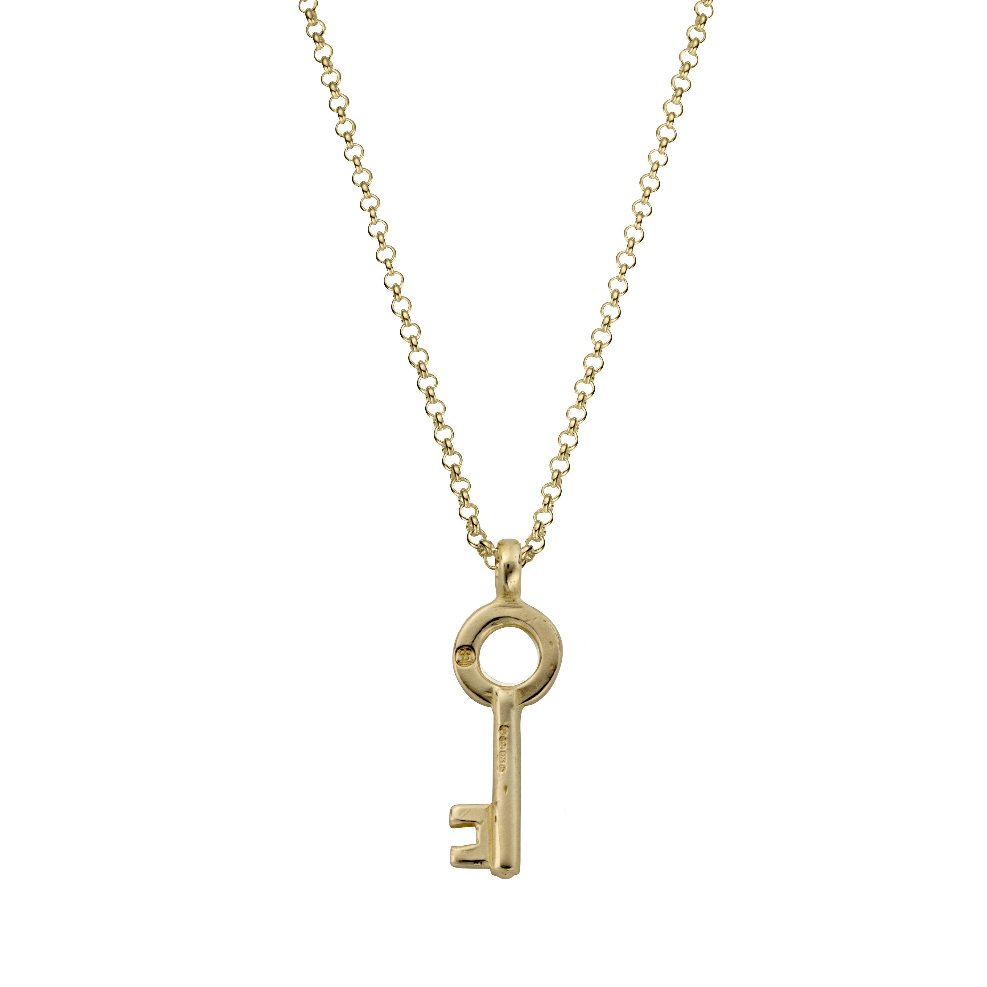 Gold Medium Dreamer's Key Necklace