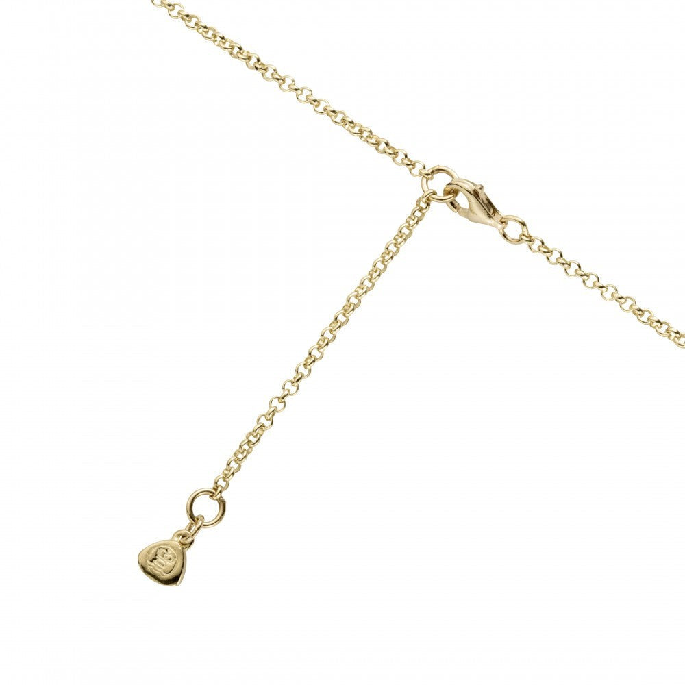 Gold Midi Anchor Necklace