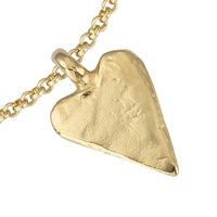 Gold Medium Heart Chain Bracelet