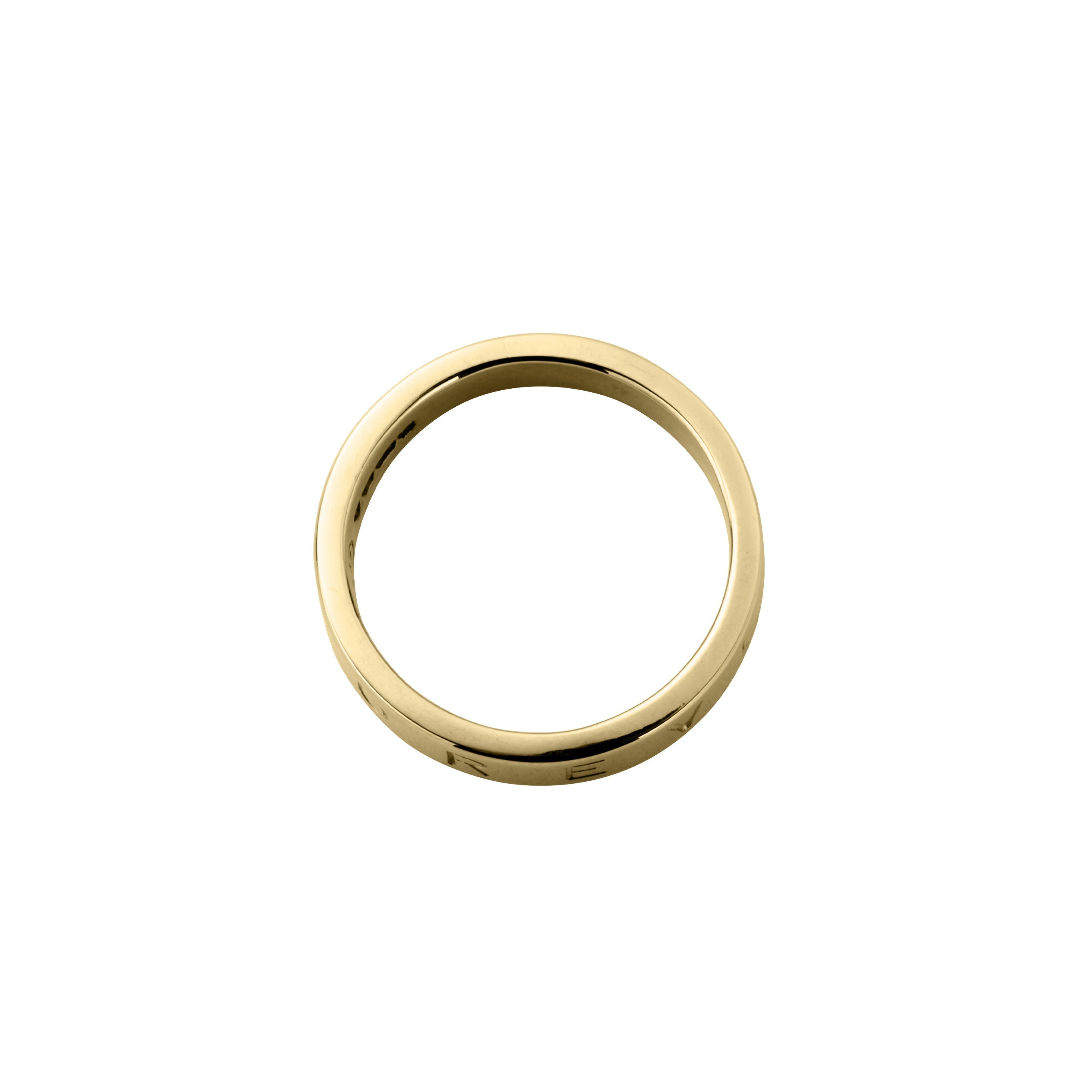 Gold Midi Signature Ring