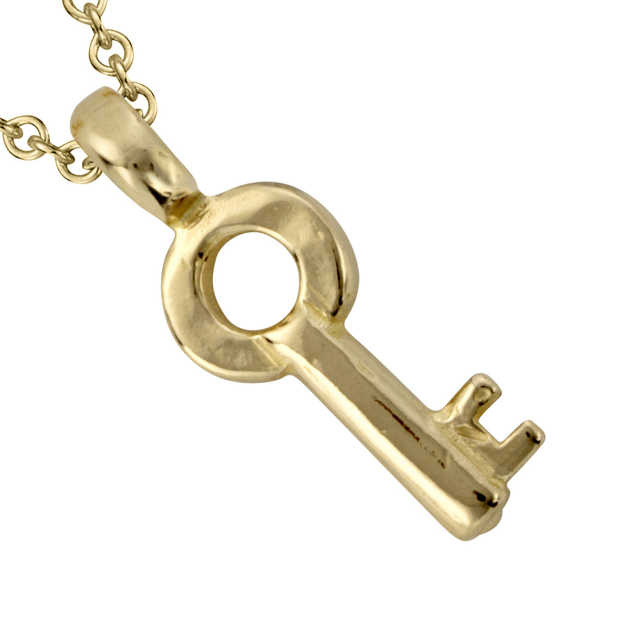 Gold Mini Dreamer's Key Necklace