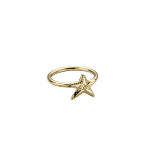 Gold Mini Star Love Struck Ring
