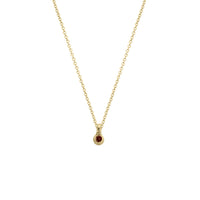 Gold Mini Tourmaline Necklace