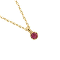 Gold Mini Tourmaline Necklace