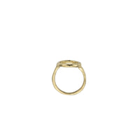 Gold Open Circle Ring