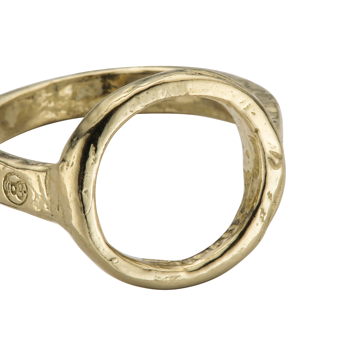 Gold Open Circle Ring