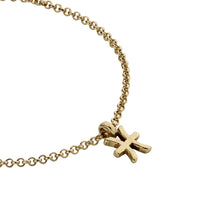 Gold Mini Pisces Horoscope Chain Bracelet