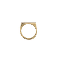 Gold Rectangle Signet Ring