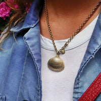 Gold Maxi Shell Necklace