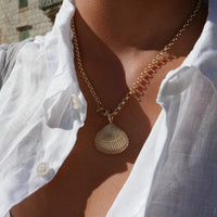 Gold Maxi Shell Necklace