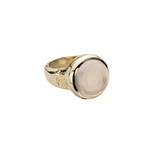 Gold Rose Quartz Mood Ring