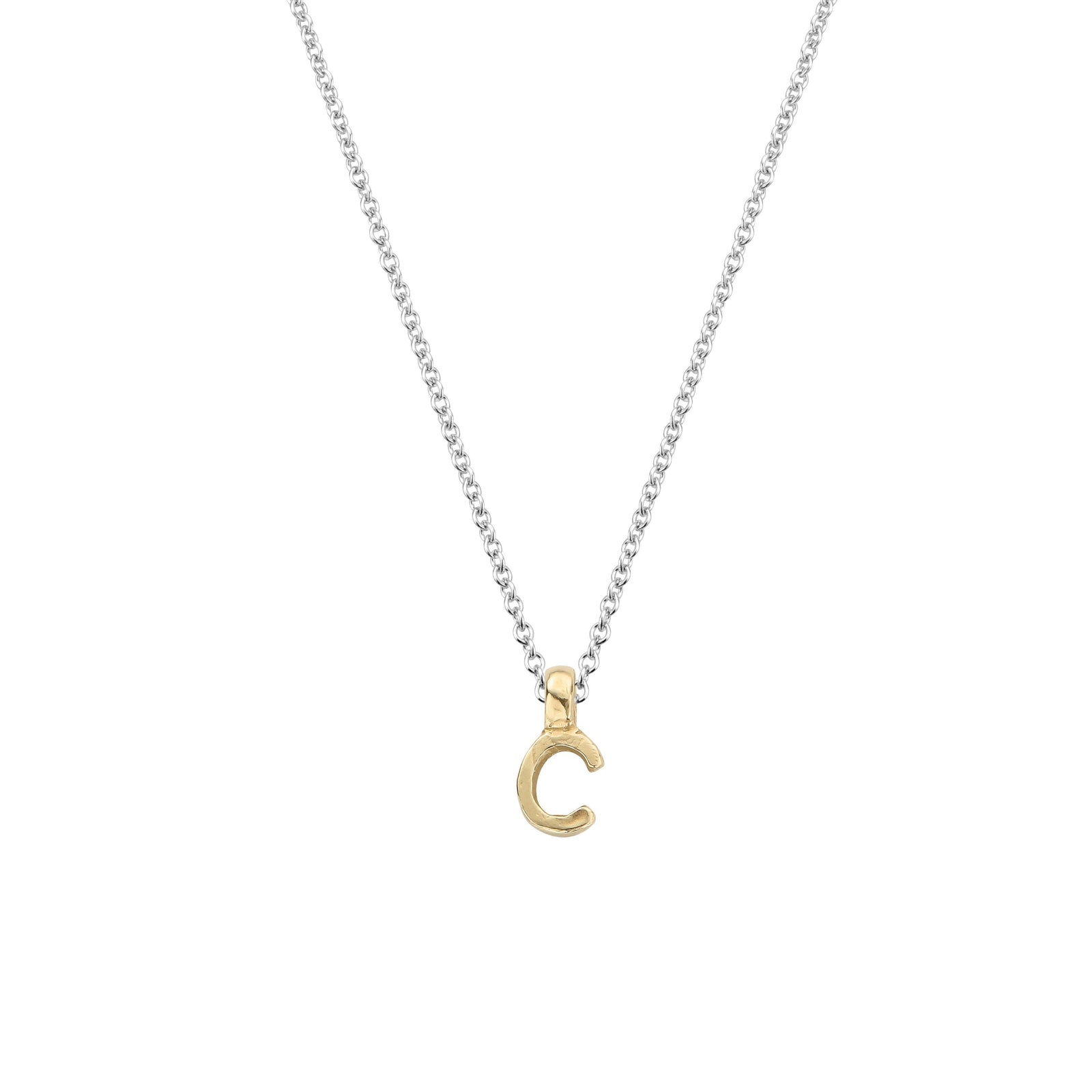 Silver & Gold Mini Alphabet Necklace