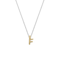 Silver & Gold Mini Alphabet Necklace