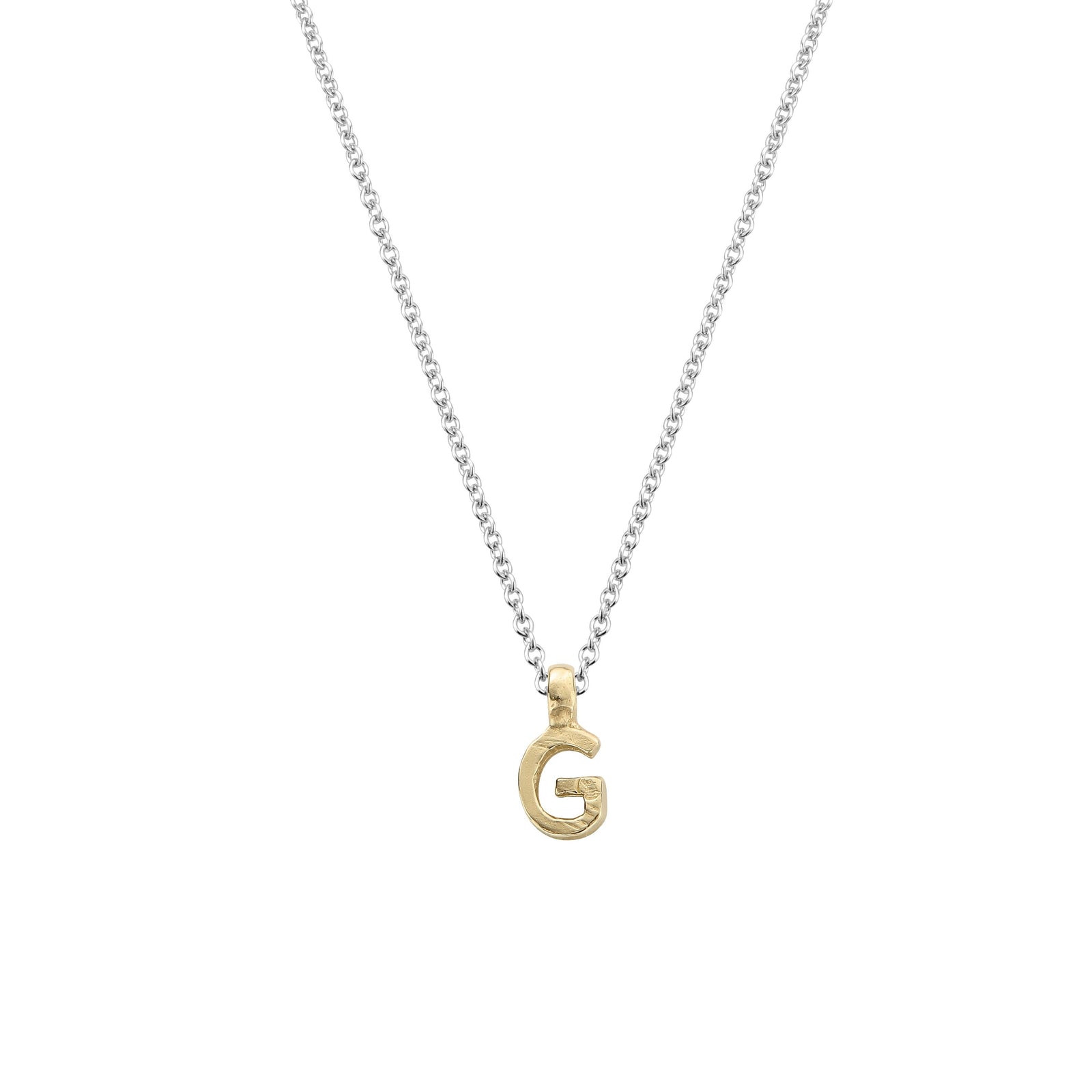 Silver & Gold Mini Alphabet Necklace