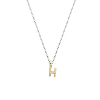 Silver & Gold Mini Alphabet Necklace